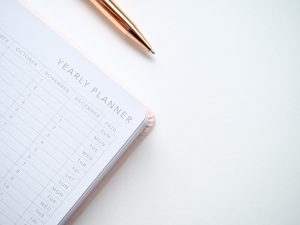 Yearly planner - start organizing your Paramus moving NJ experience early on.