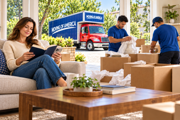 passing time while movers pack your home