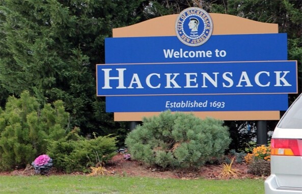 Hackensack New Jersey sign