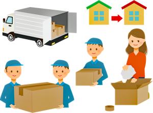 loading items onto a moving truck