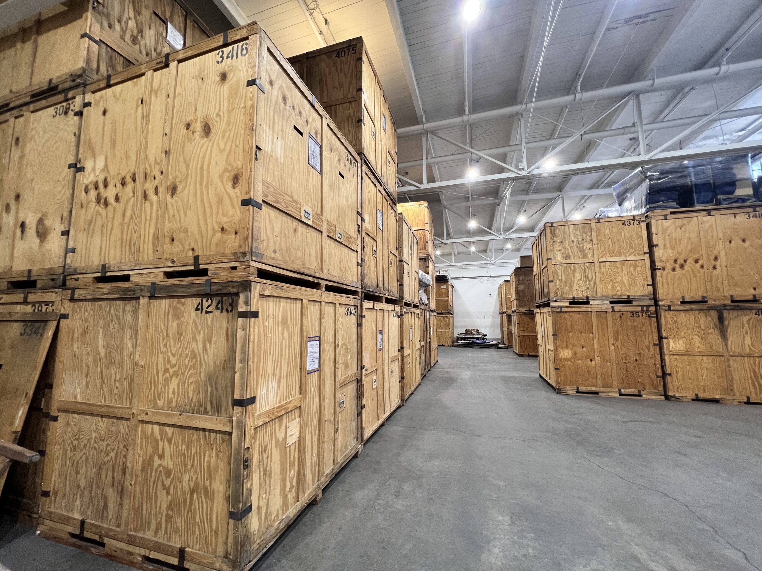 Short-term storage units in New Jersey used during a residential move.